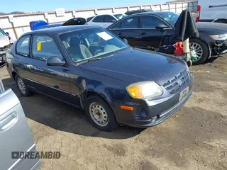 2005 Hyundai Accent GLS with VIN KMHCG35C95U365902, listed as a IAAI auction lot 41715161 with 149,766 mi miles. Bid and sale history available at carsss.com. Image 1.