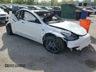 2023 Tesla Model 3 with VIN 5YJ3E1EA3PF608032, listed as a Copart auction lot 53900255 with 0 mi miles and Clean Title. Bid and sale history available at carsss.com. Image 4.