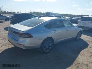 2024 Honda Accord Sedan EX with VIN 1HGCY1F36RA019920, listed as a IAAI auction lot 41466963 with 50,571 mi miles. Bid and sale history available at carsss.com. Image 4.