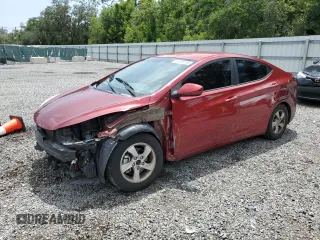 2015 Hyundai Elantra SE with VIN 5NPDH4AE1FH588966, listed as a Copart auction lot 63508185 with 164,192 mi miles and Salvage title. Bid and sale history available at DreamBid. Image 1.
