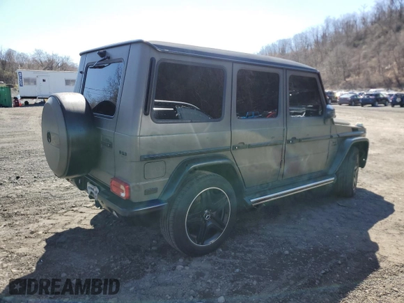 2017 Mercedes-Benz G 63 AMG with VIN WDCYC7DF5HX273627, listed as a Copart auction lot 52704505 with 57,631 mi miles and Salvage title. Bid and sale history available at DreamBid. Image 3.