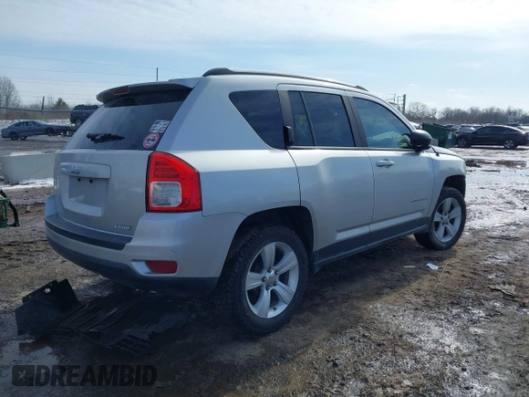 2012 Jeep Compass Sport with VIN 1C4NJCBA3CD601569, listed as a IAAI auction lot 41606565 with 126,630 mi miles. Bid and sale history available at carsss.com. Image 4.