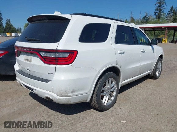 2022 Dodge Durango GT Plus z VIN 1C4RDJDGXNC219398, wystawiony jako IAAI lot #42158459 z przebiegiem 57 649 mil mil oraz . Historia ofert i sprzedaży dostępna na DreamBid. Obrazek 4.