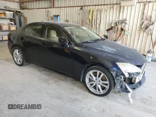 2007 Lexus IS 350 with VIN JTHBE262772010116, listed as a Copart auction lot 56351775 with 199,969 mi miles and Salvage title. Bid and sale history available at DreamBid. Image 4.