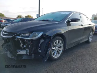 2015 Chrysler 200 C with VIN 1C3CCCCG5FN581946, listed as a IAAI auction lot 41919719 with 66,742 mi miles. Bid and sale history available at carsss.com. Image 2.