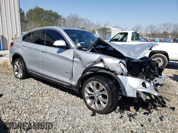 2018 BMW X4 xDrive28i with VIN 5UXXW3C59J0T82101, listed as a Copart auction lot 43850784 with 0 mi miles. Bid and sale history available at carsss.com. Image 4.