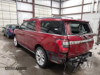2018 Ford Expedition Max Limited z VIN 1FMJK2AT0JEA22583, wystawiony jako IAAI lot #41390275 z przebiegiem 125 470 mil mil oraz . Historia ofert i sprzedaży dostępna na DreamBid. Obrazek 3.
