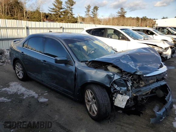 2011 Ford Fusion SEL with VIN 3FAHP0CG9BR176187, listed as a Copart auction lot 45940555 with 121,675 mi miles and Salvage Title. Bid and sale history available at DreamBid. Image 4.