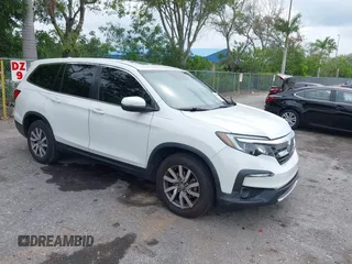 2021 Honda Pilot EX-L with VIN 5FNYF5H58MB027498, listed as a IAAI auction lot 42404177 with 89,665 mi miles and . Bid and sale history available at DreamBid. Image 1.