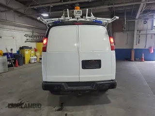 2015 Chevrolet Express Cargo with VIN 1GCWGFCF2F1163079, listed as a IAAI auction lot 42832363 with 183,774 mi miles and . Bid and sale history available at DreamBid. Image 2.