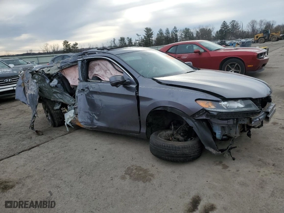 2014 Honda Accord Coupe EX-L with VIN 1HGCT1B8XEA012527, listed as a Copart auction lot 43950525 with 188,292 mi miles and Salvage Title. Bid and sale history available at carsss.com. Image 4.