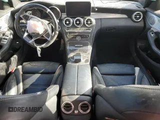 2017 Mercedes-Benz C 63 S AMG with VIN 55SWF8HB7HU200477, listed as a Copart auction lot 45185485 with Not provided miles and Salvage title. Bid and sale history available at DreamBid. Image 8.