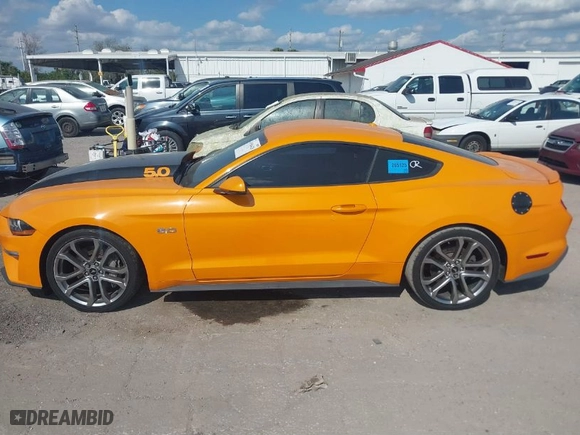 2018 Ford Mustang GT with VIN 1FA6P8CF6J5118360, listed as a IAAI auction lot 41504428 with NaN miles. Bid and sale history available at carsss.com. Image 14.