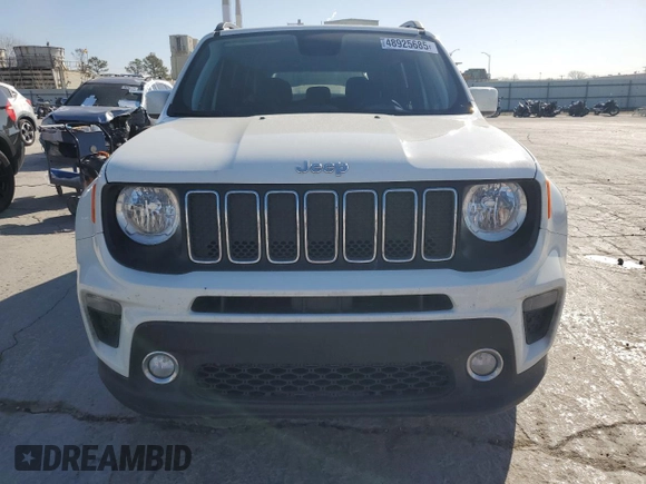 2020 Jeep Renegade Latitude with VIN ZACNJABB8LPL49510, listed as a Copart auction lot 48925685 with 47,431 mi miles and Salvage Title. Bid and sale history available at carsss.com. Image 5.