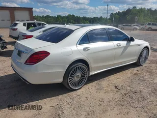 2014 Mercedes-Benz S with VIN WDDUG8CB7EA020603, listed as a IAAI auction lot 42205201 with 172,725 mi miles. Bid and sale history available at carsss.com. Image 4.