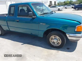 1995 Ford Ranger XL with VIN 1FTCR14A7SPA27802, listed as a IAAI auction lot 42020196 with 169,203 mi miles. Bid and sale history available at carsss.com. Image 1.