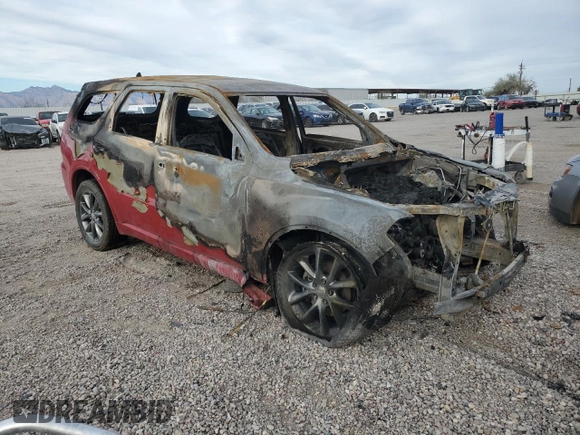 2014 Dodge Durango SXT with VIN 1C4RDHAG4EC313385, listed as a Copart auction lot 45612125 with Not Provided miles and Salvage Title. Bid and sale history available at carsss.com. Image 4.