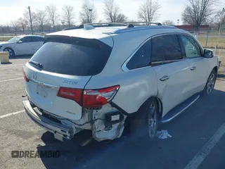 2014 Acura MDX Advance with VIN 5FRYD4H80EB024850, listed as a IAAI auction lot 41802591 with 116,948 mi miles and . Bid and sale history available at carsss.com. Image 4.