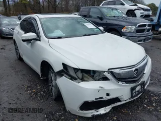 2017 Acura TLX V6 w/Technology Pkg with VIN 19UUB3F53HA001702, listed as a IAAI auction lot 41929371 with 85,086 mi miles. Bid and sale history available at carsss.com. Image 1.