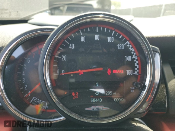 2019 MINI Hardtop John Cooper Works with VIN WMWXM9C50K2H81141, listed as a Copart auction lot 54314365 with 38,440 mi miles and Non Repairable. Bid and sale history available at DreamBid. Image 9.