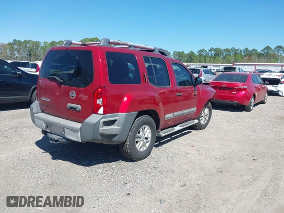 2015 Nissan Xterra S with VIN 5N1AN0NU8FN651093, listed as a IAAI auction lot 41798248 with 119,341 mi miles and . Bid and sale history available at DreamBid. Image 4.