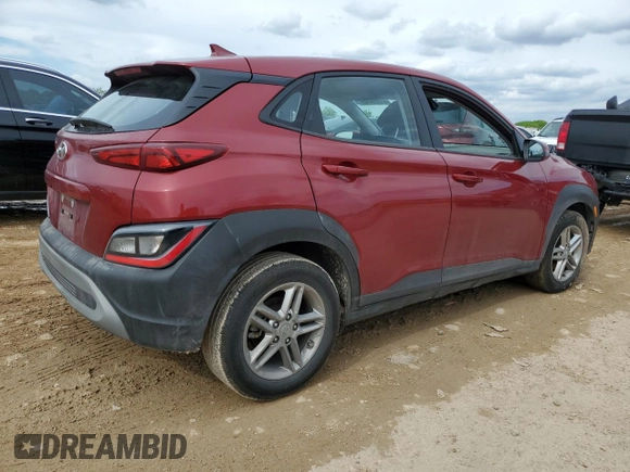2023 Hyundai Kona SE with VIN KM8K22AB7PU025782, listed as a Copart auction lot 51223745 with 46,854 mi miles and Salvage Title. Bid and sale history available at carsss.com. Image 3.