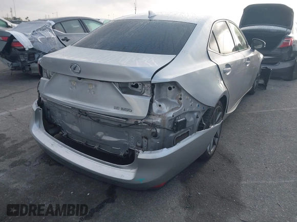 2014 Lexus IS 350 with VIN JTHBE1D28E5007718, listed as a IAAI auction lot 41915732 with 108,492 mi miles and . Bid and sale history available at DreamBid. Image 4.