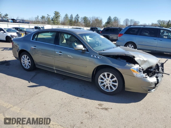 2011 Buick Lucerne CXL with VIN 1G4HC5EM0BU128524, listed as a Copart auction lot 50221235 with 85,485 mi miles and Salvage Title. Bid and sale history available at carsss.com. Image 4.