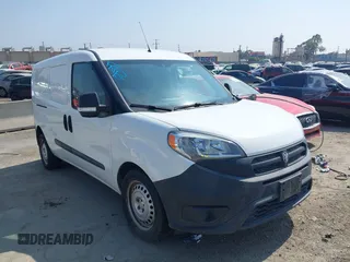 2018 Ram ProMaster City Cargo Tradesman z VIN ZFBERFAB0J6K37622, wystawiony jako IAAI lot #42424389 z przebiegiem 70 379 mil mil oraz . Historia ofert i sprzedaży dostępna na DreamBid. Obrazek 1.