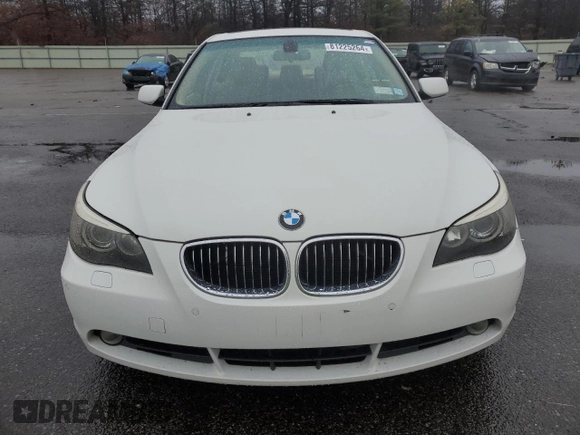 2006 BMW 5 Series 550i with VIN WBANB535X6CP01394, listed as a Copart auction lot 81225264 with 124,599 mi miles and Salvage Title. Bid and sale history available at DreamBid. Image 5.