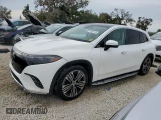 2023 Mercedes-Benz EQS with VIN 4JGDM2DB0PA012078, listed as a Copart auction lot 75235134 with 0 mi miles and Salvage Title. Bid and sale history available at carsss.com. Image 1.