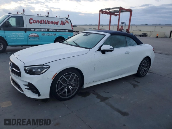 2023 Mercedes-Benz E-Class E 450 with VIN W1K1K5JB8PF198304, listed as a Copart auction lot 74963774 with 0 mi miles and Salvage Title. Bid and sale history available at carsss.com. Image 1.