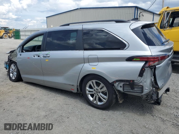 2023 Toyota Sienna XSE with VIN 5TDXSKFC4PS083185, listed as a Copart auction lot 54994115 with 42,860 mi miles and Salvage title. Bid and sale history available at DreamBid. Image 2.