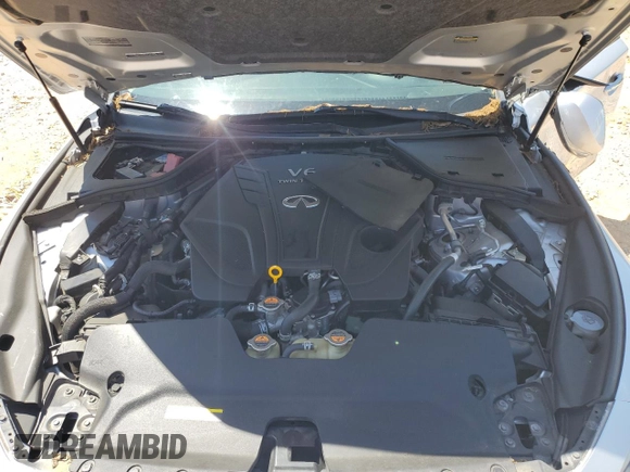 2020 Infiniti Q50 Luxe with VIN JN1EV7AP2LM206478, listed as a Copart auction lot 52790755 with 93,569 mi miles and Salvage title. Bid and sale history available at DreamBid. Image 12.