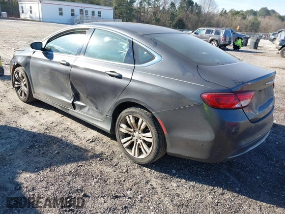 2015 Chrysler 200 Limited with VIN 1C3CCCAB2FN754071, listed as a IAAI auction lot 41686277 with 166,890 mi miles and . Bid and sale history available at carsss.com. Image 3.