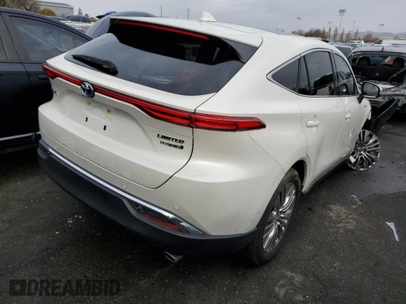 2021 Toyota Venza LE with VIN JTEAAAAH1MJ016800, listed as a Copart auction lot 73186602 with 31,731 mi miles. Bid and sale history available at carsss.com. Image 3.