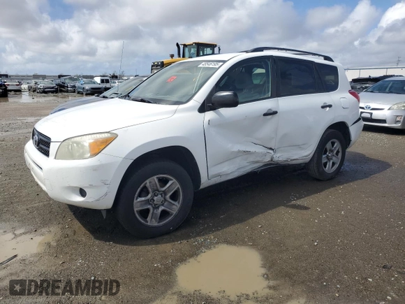 2008 Toyota RAV4 with VIN JTMZD33V986075082, listed as a Copart auction lot 48546195 with 0 mi miles and Salvage Title. Bid and sale history available at carsss.com. Image 1.