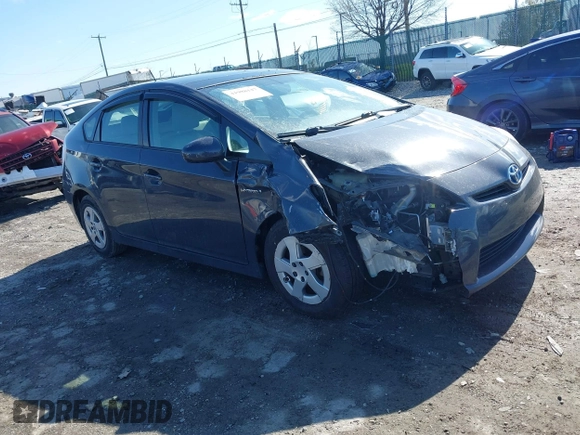 2011 Toyota Prius I with VIN JTDKN3DUXB5298300, listed as a IAAI auction lot 41988147 with 182,138 mi miles. Bid and sale history available at carsss.com. Image 1.
