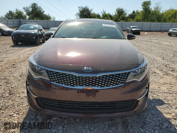 2018 Kia Optima EX with VIN 5XXGU4L33JG261171, listed as a Copart auction lot 75410104 with 66,357 mi miles and Salvage Title. Bid and sale history available at carsss.com. Image 5.