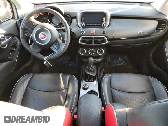 2016 FIAT 500X Trekking Plus with VIN ZFBCFYET9GP381557, listed as a Copart auction lot 87363304 with 92,189 mi miles and Salvage title. Bid and sale history available at DreamBid. Image 8.