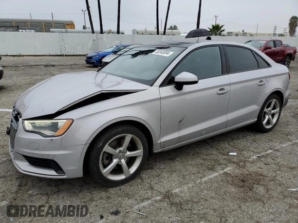 2015 Audi A3 1.8T Premium with VIN WAUACGFF1F1131213, listed as a Copart auction lot 38345894 with 78,666 mi miles. Bid and sale history available at carsss.com. Image 1.