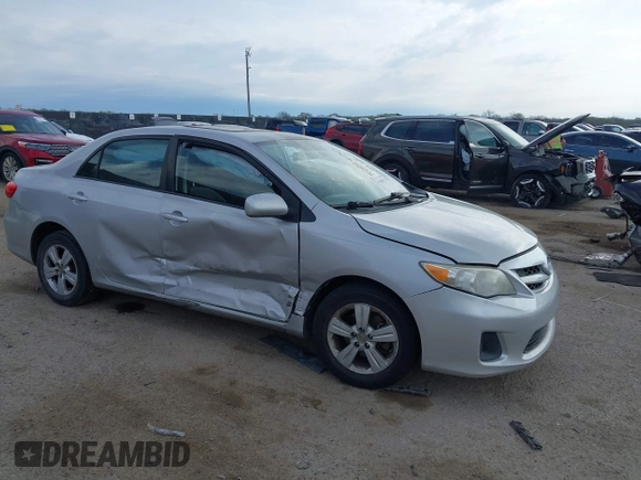 2011 Toyota Corolla L with VIN 2T1BU4EEXBC571707, listed as a IAAI auction lot 41884755 with 200,210 mi miles. Bid and sale history available at carsss.com. Image 1.