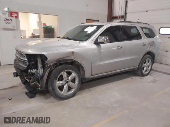 2011 Dodge Durango Citadel with VIN 1D4RE5GG0BC613829, listed as a IAAI auction lot 41770523 with 161,200 mi miles and . Bid and sale history available at DreamBid. Image 2.