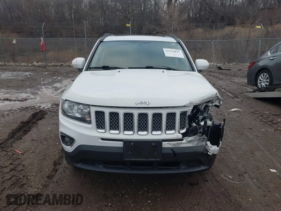 2017 Jeep Compass High Altitude with VIN 1C4NJDEB2HD110539, listed as a IAAI auction lot 41118827 with 94,663 mi miles and . Bid and sale history available at carsss.com. Image 12.