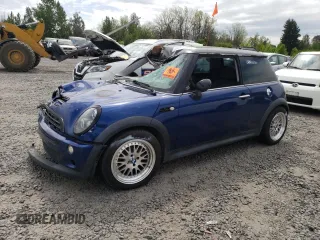 2003 MINI Hardtop S with VIN WMWRE33413TD58462, listed as a Copart auction lot 54944485 with Not provided miles and Salvage title. Bid and sale history available at DreamBid. Image 1.