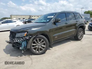 2017 Jeep Grand Cherokee Limited 75th Anniversary with VIN 1C4RJFBG8HC663120, listed as a Copart auction lot 69846804 with 93,330 mi miles and Salvage title. Bid and sale history available at DreamBid. Image 1.