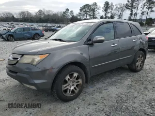 2007 Acura MDX Tech Pkg with VIN 2HNYD28377H514896, listed as a Copart auction lot 46595765 with 202,677 mi miles and Salvage Title. Bid and sale history available at carsss.com. Image 1.