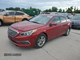 2015 Hyundai Sonata SE z VIN 5NPE24AF2FH159933, wystawiony jako Copart lot #60888785 z przebiegiem 81 295 mil mil oraz Szkoda całkowita • Salvage title. Historia ofert i sprzedaży dostępna na DreamBid. Obrazek 1.