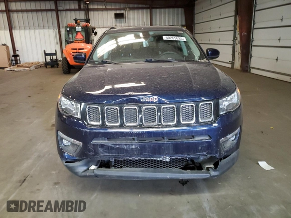 2021 Jeep Compass Latitude with VIN 3C4NJDBB4MT575641, listed as a Copart auction lot 50265635 with 29,347 mi miles and Salvage title. Bid and sale history available at DreamBid. Image 5.