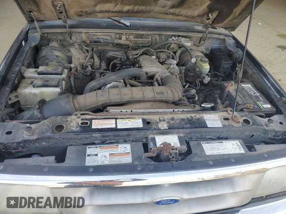 1995 Ford Ranger with VIN 1FTCR10U9SPA34993, listed as a Copart auction lot 46955865 with 172,648 mi miles and Clean Title. Bid and sale history available at carsss.com. Image 11.